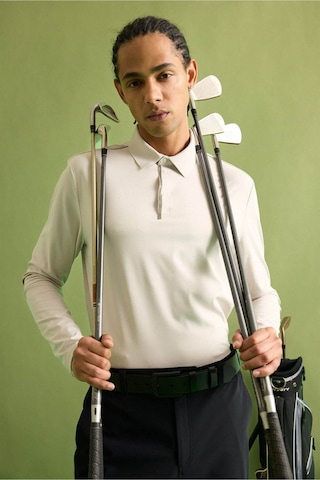 Defacto Standart Fit Polo Yaka Sporcu Uzun Kollu Polo Tişört F7611ax26sper14 Ekru-er14