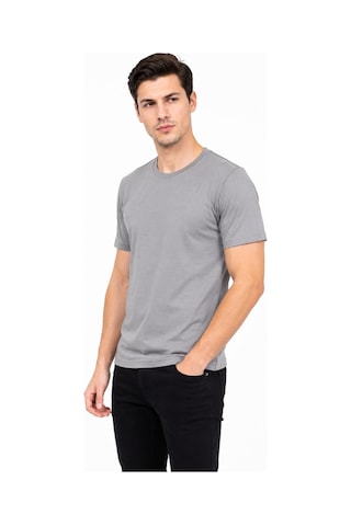 Foterman Erkek Sıfıryaka Regular Kalıp Tişört Bgl-st05573 Gri
