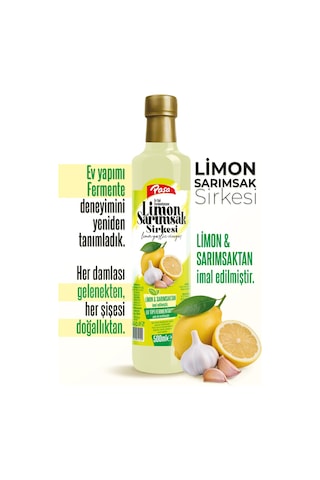 Limon Sarımsak Sirkesi 500 Ml