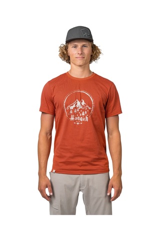 Hannah Ravi Baskılı Erkek T-shirt 10029120hhx.01 M-orange Turuncu