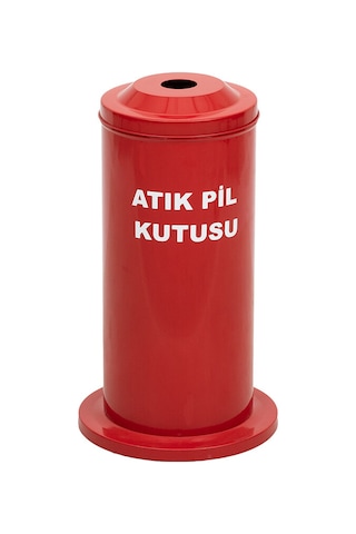 Metal Atık Pil Geri Dönüşüm Toplama Kutusu