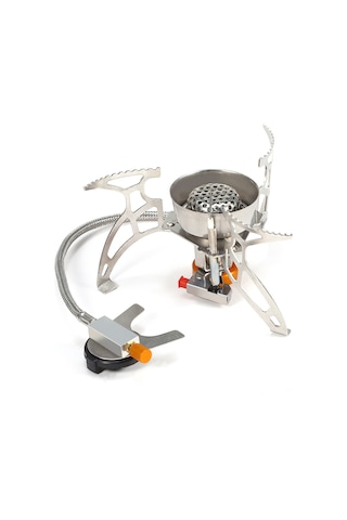 Maiyame Lixada Taşra Çalışır Çelik Kompakt Kamp Ocağı - Uzun Gaz Tankı Bağlantısı Ve Honeycomb Isıtıcı Kafa Çok Renkli