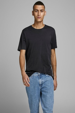 Jack & Jones Jack Jones Erkek Bisiklet Yaka Tişört 12156101 Siyah