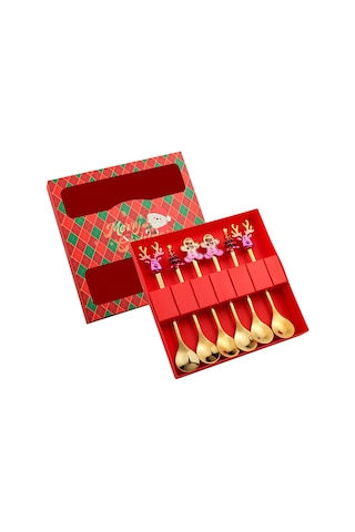 Homyl 6x Yılbaşı Geyik Ağacı Zencefilli Kurabiye