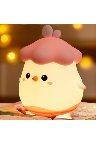 Woukksy Çocuk Gece Lambası Bebek Silikon Gece Lambası, Kawaii