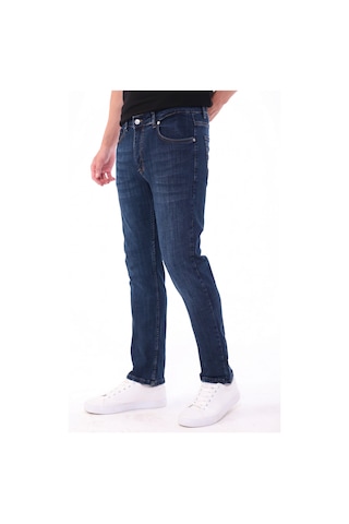 Blayn Jeans Erkek Mavi Diz İzi Yapmayan Pamuklu Esnek Denim Jean Kot Pantolon Regular Kalıp Kobalt