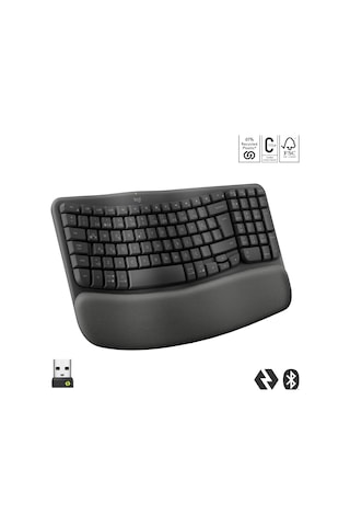 Logitech Wave Keys Kablosuz Bluetooth Türkçe Q Klavye