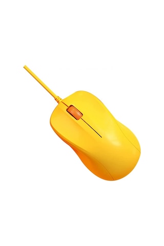 Sessiz Kablolu Fare Dizüstü Bilgisayar Masaüstü Bilgisayar Faresi Bilgisayar Faresi Usb Fare Limon Sarısı