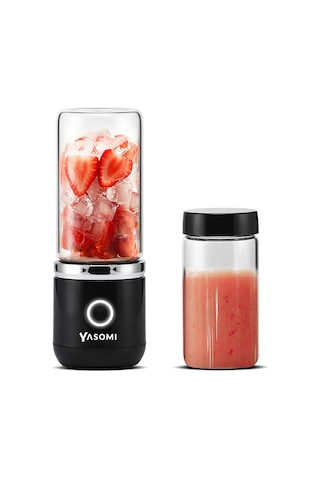 Yasomi GN-A04 Kablosuz Şarjlı Cam Smoothie El Blenderi