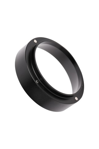 Tenfowee Alüminyum Kahve Tozu Dozaj Halka, Manyetik Tasarım, Toz Dağılmasını Engeller, 53mm Siyah, Kahve Makinesi Aksesuarı Siyah