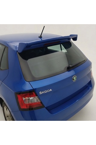 Skoda Fabia 2018-2021 Üniversal Spoiler Boyasız Plastik