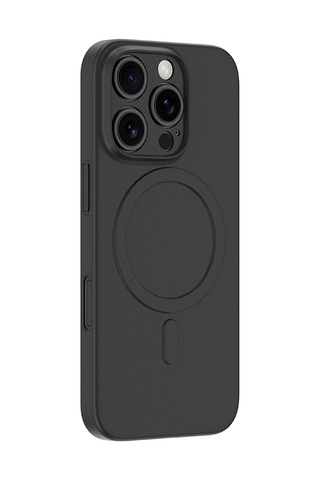 Apple Uyumlu iPhone 16 Pro Kılıf Magsafe Şarj Özellikli Amazingthing Minimal Air Serisi Kapak Siyah