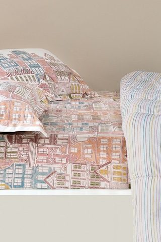 Puffy Panna Çift Kişilik Triola Uyku Seti - Mavi