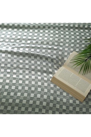 Linens Mimosa Çift Kişilik Pike Yeşil