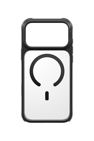 Apple iPhone Uyumlu 18 Pro Max Kılıf Parmak İzi Ve Leke Tutmaz Veren Serisi Buzlu Transparan Magsafe Kapak Siyah