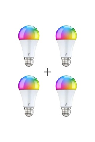 4'lü Akıllı Ampul Seti Renkli