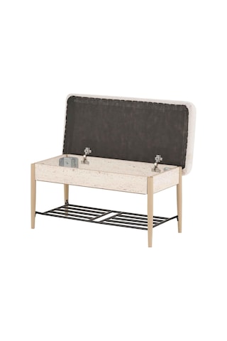 Como Sandıklı Bench 100 Cm Bej