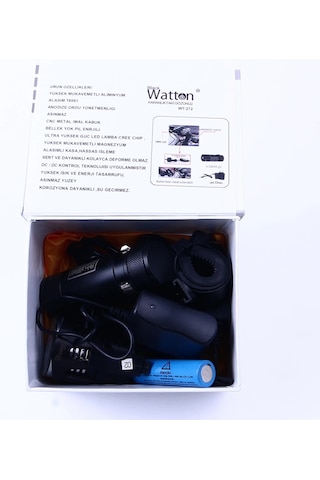 4Riders Black Wt-272-profesyonel Bisiklet Lambası 110