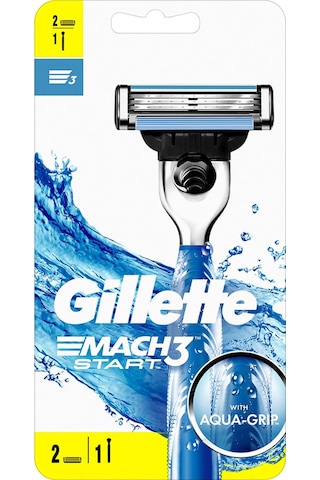Gillette Mach 3 Start Aqua Tıraş Bıçağı + Yedek Bıçak 2'li