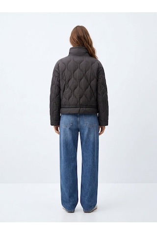 LTB Oversize Kapitone Şişme Yeşil Mont