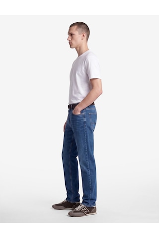 Koton Normal Bel Pamuklu Straight Fit Jean Pantolon - Mark Jean Orta İndigo 7wam40078nd