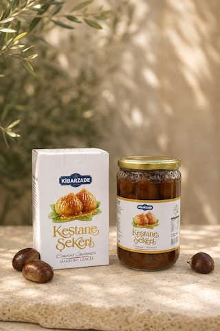 Kestane Şekeri - Şerbetli Kavanoz - 850 Gr