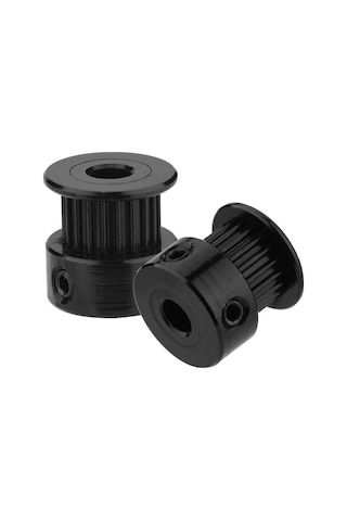 Koodmax GT2 20 Diş 8MMSenkron Zamanlama Kayışı Kasnağı - Siyah - 2 Adet