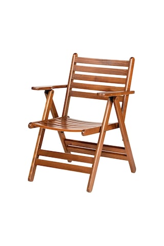 London Atina Ahşap Bahçe Balkon Takımı -70X70 Masa + 2 Sandalye