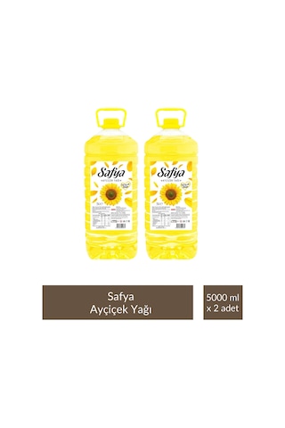 Safya Ayçiçek Yağı 5 Litre X 2 Adet