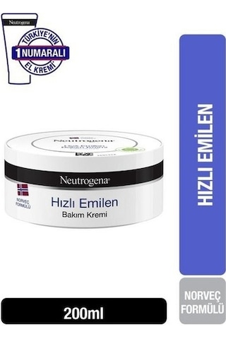 Neutrogena Norveç Hızlı Emilen Bakım Kremi 200 ML