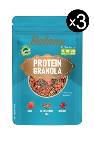 Protein Granola 180gr X3 Adet