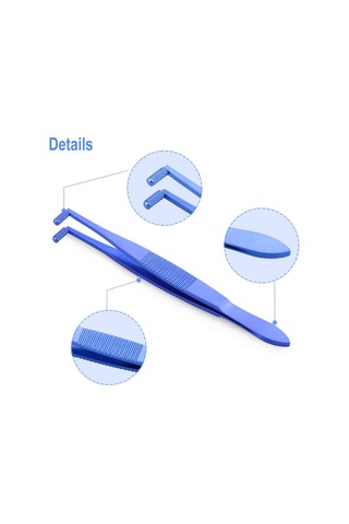 Suntek 1 Adet Paslanmaz Çelik Meibomian Bezi Forseps Çift Göz