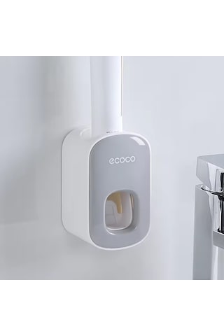 Ecoco Gri Diş Macunu Sıkacağı Beyaz