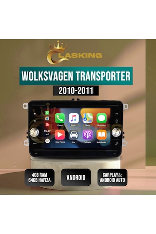 Volkswagen Transporter 2005-2017 Android Multimedia 4ram 64hafıza