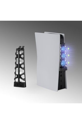 Tp5-1523 Ps5 İçin Led Işıklı Hız Ayarlı Soğutma Fanı Siyah