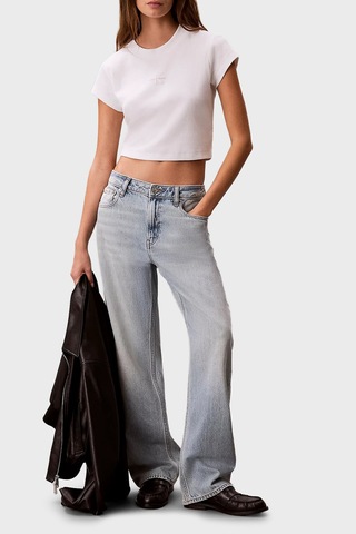 Calvin Klein % 100 Pamuk Straight Fit Düşük Bel Jeans Lv047g797g1xo Bayan Kot Pantolon Lv047g797g 1xo Açık Mavi