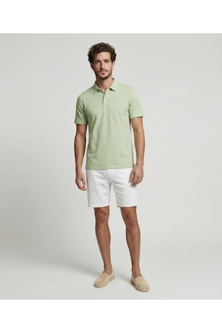 Yargıcı Regular Polo Yaka Kısa Kol T-shirt 26yets9005x 089 Yeşil