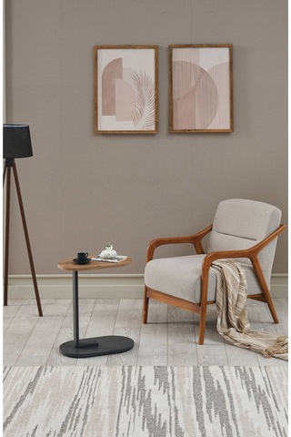 Arpelia Tekerlekli Etna Sehpa 50x30x57 Cm Antrasit