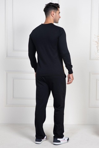 Mecit 2763 Sarı %100 Pamuk Büyük Beden Erkek Pijama Takımı Sarı