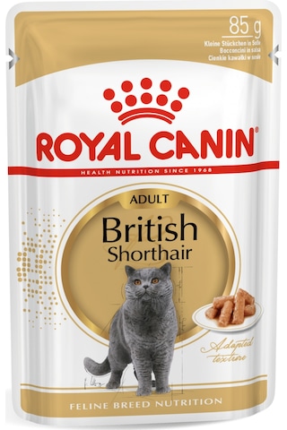 Royal Canin British Shorthair Adult Pouch Yetişkin Kedi Yaş Maması 85 G