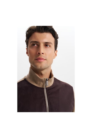 Arma Erkek Regular Fit Selanik Kumaş Dik Yaka Fleto Cepli Basic Sweatshirt Kazak K30324698502 Füme - Gri