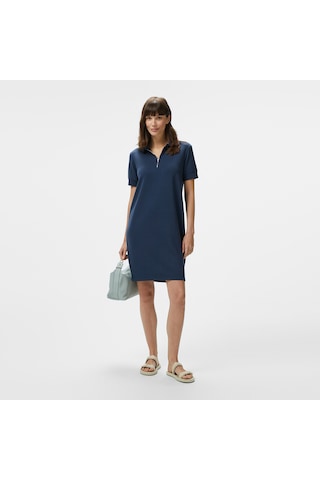 Nautica Kadın Lacivert Regular Fit Elbise Düz 55d307t Lacivert