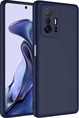 Xiaomi Mi 11t Pro 5g Kılıf Zore Mara Lansman Kapak Lacivert