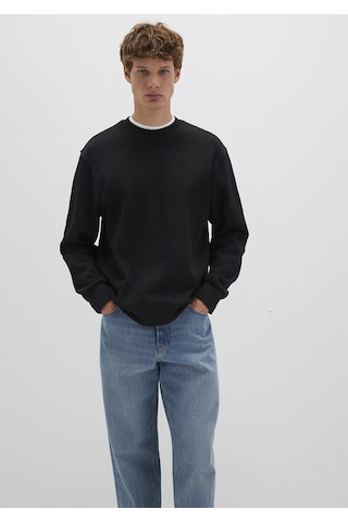 Mavi Erkek Bisiklet Yaka Sweatshırt Siyah 0s10407-900 Siyah