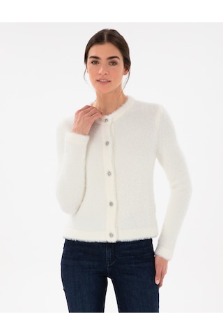 Pierre Cardin Kadın Ekru Hırka Triko 50296579-vr019 Ekru