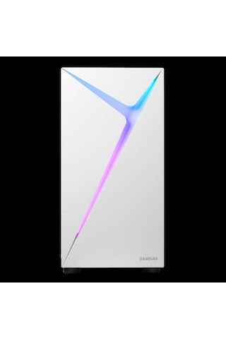 Gamdıas Argus E4 Elite Wh, 600w, Tempered Glass, Argb, Atx, 80+ Bronze, White Edition, Gamıng Kasa