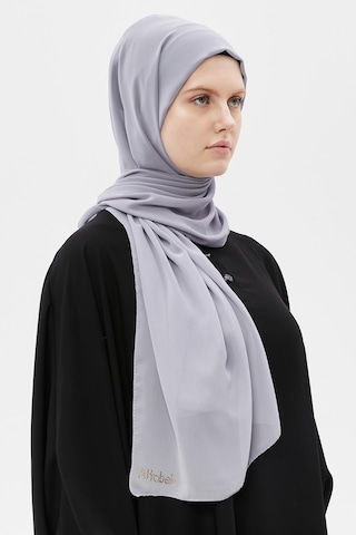 Altobeh Düz Şifon Şal Gri