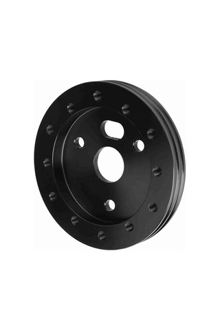 Moveevo 0.5 İnç Alüminyum Direksiyon Spacerı - 6 Delikten 3 Delik Adaptörü, Siyah Cnc İşlenmiş, Evrensel Uyumlu