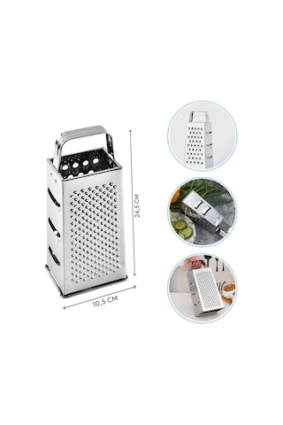 Valletta Ottawa 4 Yönlü Paslanmaz Çelik Rende Mutfak Rendesi