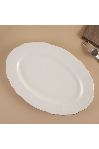 Aryıldız Tiffany Kayık Tabak 30 Cm Çok Renkli